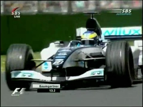 2004 F1 Australian GP - Zsolt Baumgartner Q1 run
