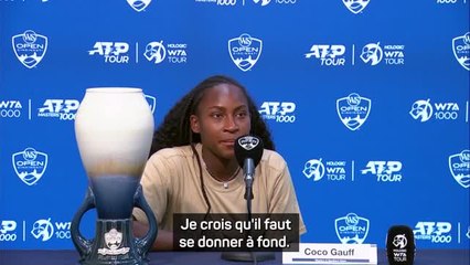 Cincinnati - Gauff après son sacre : "Ce match m'a beaucoup appris"