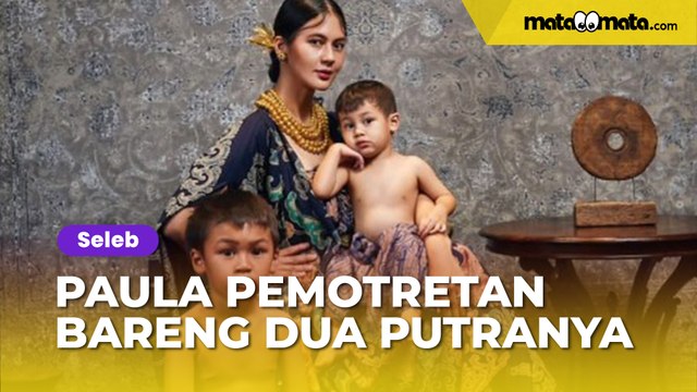 Paula Verhoeven Pemotretan Bareng Kiano dan Kenzo, Pose Dua Anaknya Bikin Baim Wong Bilang Begini
