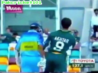 Shoaib Akhtar vs Rahul Dravid all dismissals