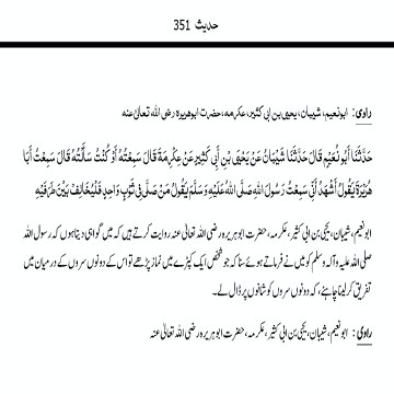 Sahih Bukhari Hadith (Hadees Sahih Bukhari 351) #bayan #hadees #hadith #islamic