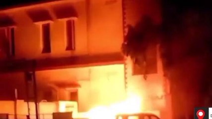 నెల్లూరు జిల్లా: కారులో చెలరేగిన మంటలు