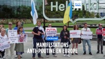 Manifestations anti-Poutine en Europe