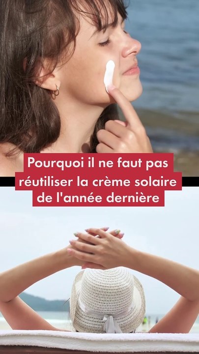 Pourquoi il ne faut surtout pas réutiliser la crème solaire de l'année dernière