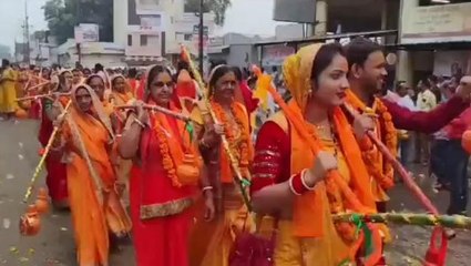 खरगौन: भोले के भक्तों का उमड़ा सैलाब,बोल बम के जयकारों के गुंजा आसमान