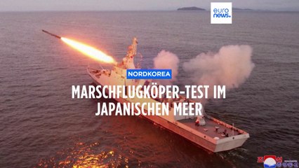 Militärshow in Nordkorea: Kim Jong Un überwacht höchstpersönlich Marschflugkörpertest