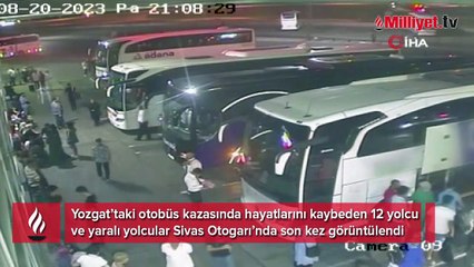 Yozgat'taki kazada ölen 12 yolcu son kez böyle görüntülendi