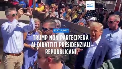 Donald Trump non parteciperà ai dibattiti delle primarie repubblicane: "Il pubblico sa già chi sono"