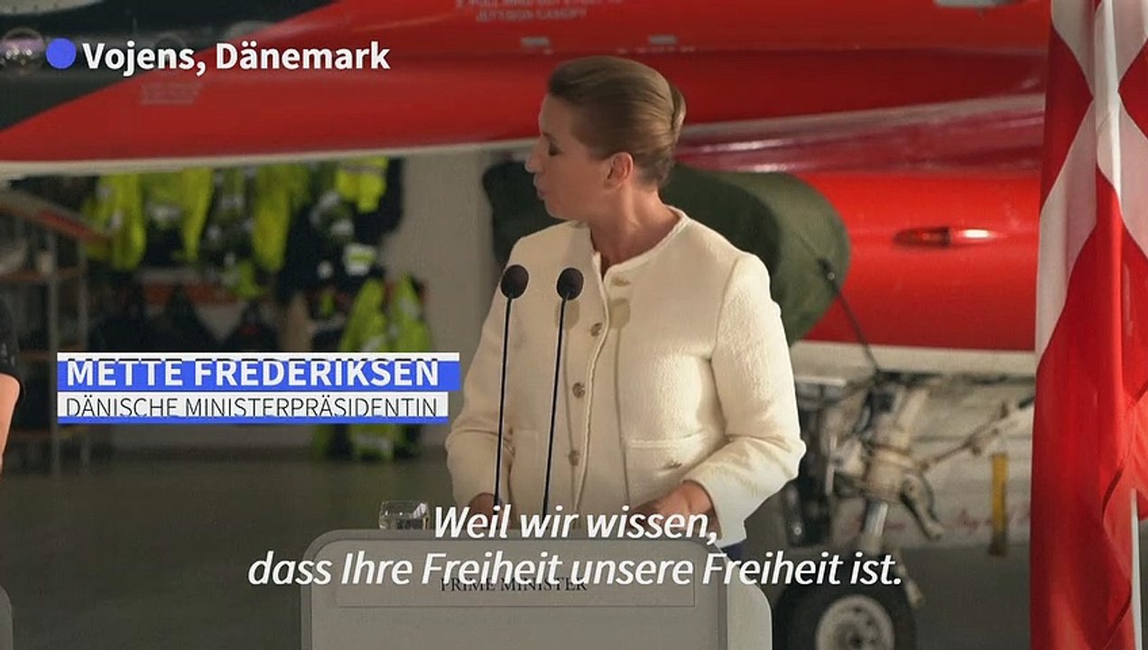 'Ihre Freiheit ist unsere Freiheit': Dänemark liefert Ukraine Kampfjets