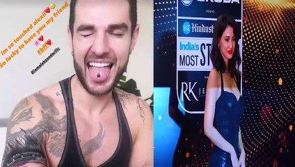 Disha Patani's BFF Aleksandar Ilic gets her face inked on his arm