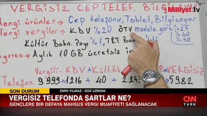 Vergisiz telefonda indirim ne kadar olacak? SGK Uzmanı Yılmaz tek tek hesapladı