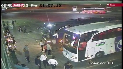 12 kişinin hayatını kaybettiği otobüs Sivas'tan böyle hareket etti