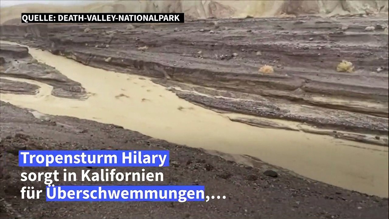 Death-Valley-Nationalpark wegen Überschwemmungen geschlossen