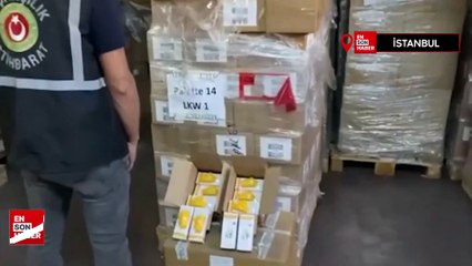 İstanbul'da 3 milyon TL değerinde kaçak güneş kremi ele geçirildi