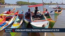 Lomba Balap Perahu Tradisional Meriahkan Hut Ke 78 RI