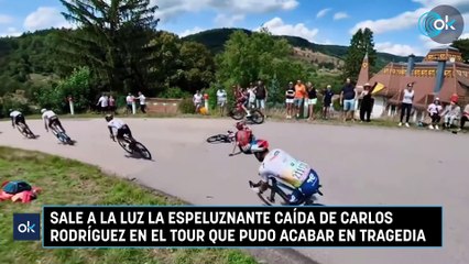 Sale a la luz la espeluznante caída de Carlos Rodríguez en el Tour que pudo acabar en tragedia