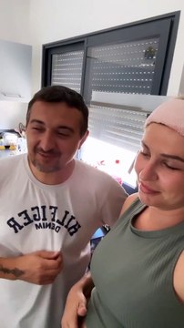 Amandine Pellissard se confie sur la peur que ressent son mari Alexandre de s'occuper de leur bébé prématuré Maéna. Instagram