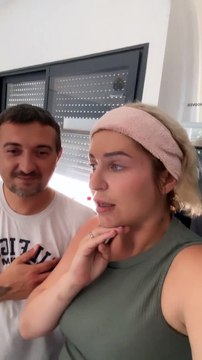 Amandine Pellissard se confie sur la peur que ressent son mari Alexandre de s'occuper de leur bébé prématuré Maéna. Instagram