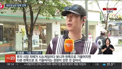 주식시장 조정 국면인데…'빚투'는 연중 최고치
