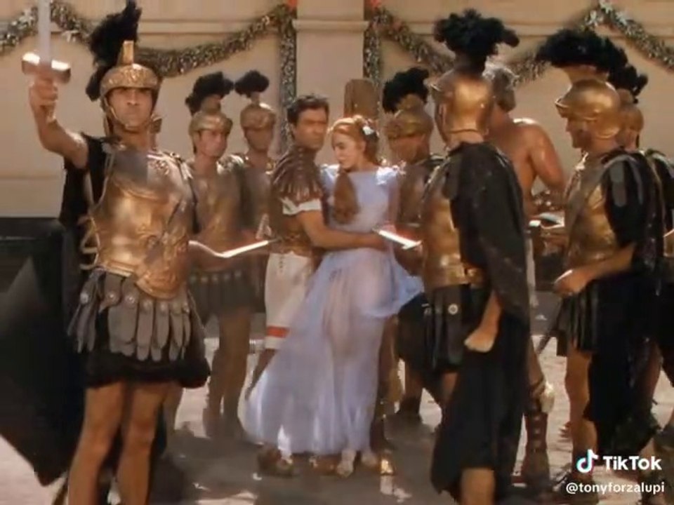 QUO VADIS (1951) - Parte 3 - Clip: Combattimento tra Ursus e il toro, Fine di Nerone.