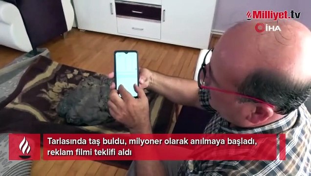 Tarlasında taş buldu, milyoner olarak anılmaya başladı, reklam filmi teklifi aldı! Sonuç hüsran