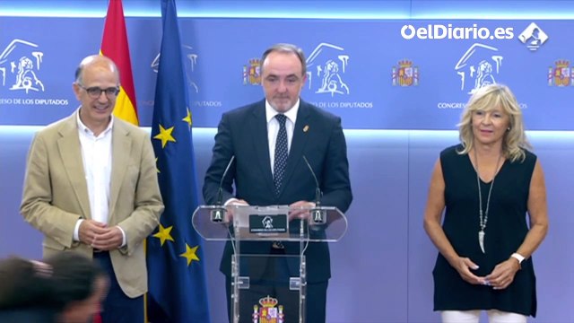 Esparza abre la ronda de contactos con el rey: “Si se produce una investidura, UPN votará a Feijóo”