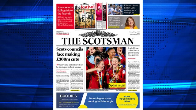 The Scotsman Bulletin Monday August 21 2023 #Arts #Edinburgh #Festival
