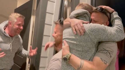 Man Surprised By Battle Buddy After More Than 10 Years