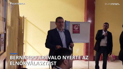 Bernardo Arévalo nyerte az elnökválasztást Guatemalában