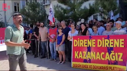 FEDAŞ, Dersim'deki elektrik kesintilerini hak arayışında olan işçilere bağladı, işçiler açıklama yaptı