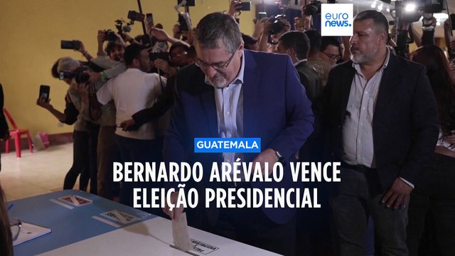 Guatemala elege progressista Bernardo Arévalo como Presidente