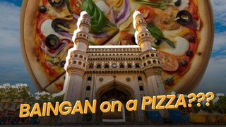 A PIZZA FROM HYDERABAD?