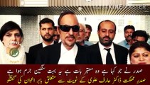 Babar Awan conversation regarding arif alvi |     What the president has said is credible, it is a very serious crime, and where the order of a constitutional decision is violated, then the result is Article 6, Babar Awan conversation regardi