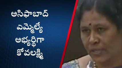 ఆసిఫాబాద్: స్థానిక ఎమ్మెల్యే అభ్యర్థిగా కోవ లక్ష్మీ..