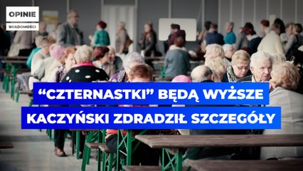 Prezes PiS ogłosił: "czternastki" będą wyższe