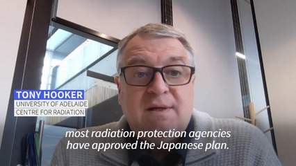 'Nothing wrong' with Fukushima water release says nuclear expert