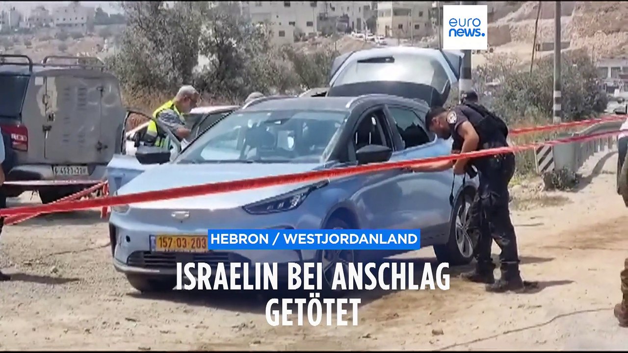 Westjordanland: Israelin bei Anschlag getötet