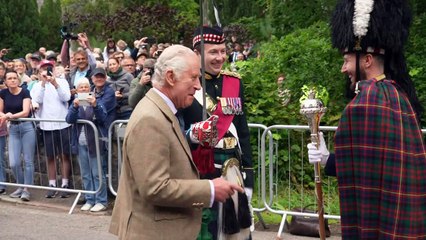 King Charles receives official welcome on Balmoral arrival