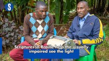 Scriptures in Braille help the visually impaired see the light