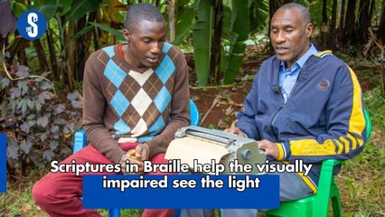 Scriptures in Braille help the visually impaired see the light