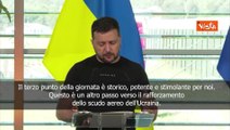 SOTTOTITOLI Zelensky: Consegna degli F-16 ? decisione storica