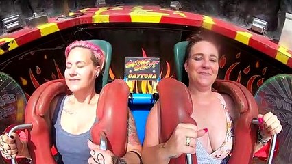 Girls Passing Out #102 | Funny Slingshot Ride Compilation