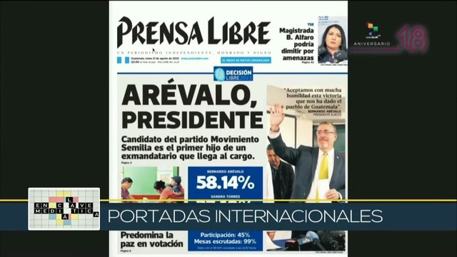 Enclave Mediática 21-08: Bernardo Arévalo gana la presidencia de Guatemala