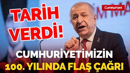 Скачать видео: Ümit Özdağ'dan Cumhuriyetimizin 100. yılı için flaş çağrı