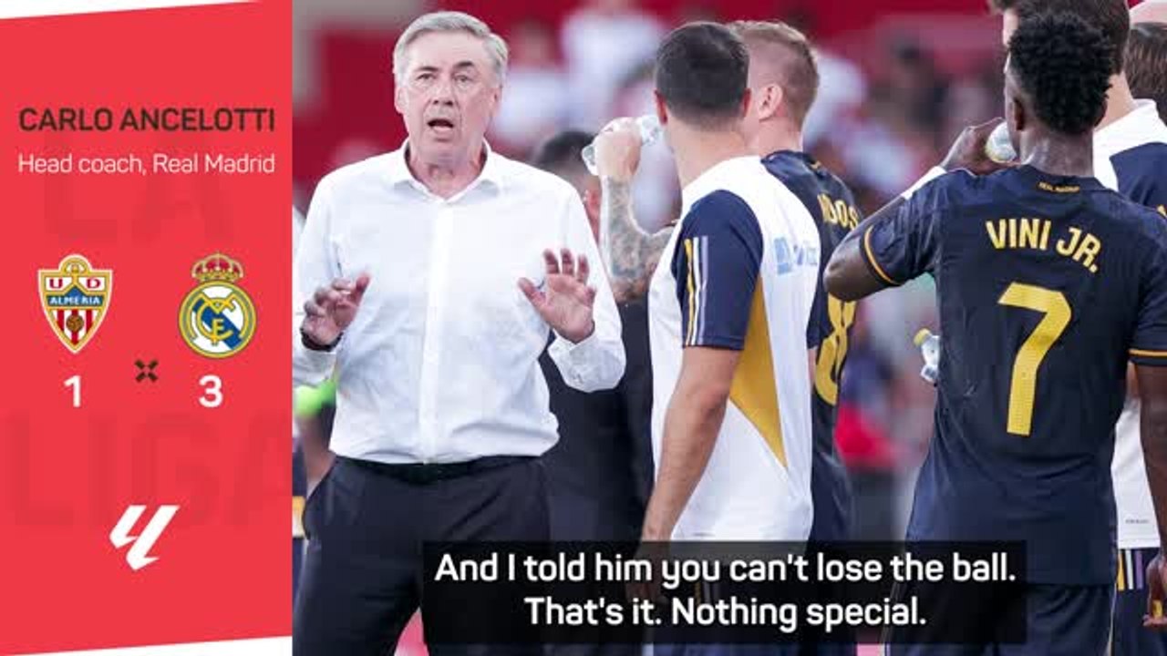 'I was mad' - Ancelotti explains off-pitch exch...