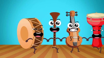  Müzik Aletleri Düğüne Gitmiş  _ Çocuklar İçin Eğlenceli Dans Şarkısı Bebek Şarkıları