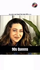 Bollywood Queens of the 90s 👑