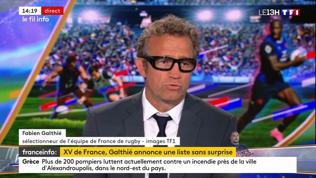 Découvrez la liste des Bleus sélectionnés par Fabien Galthié pour la Coupe du monde de rugby qui se tiendra du 8 septembre au 28 octobre - VIDEO