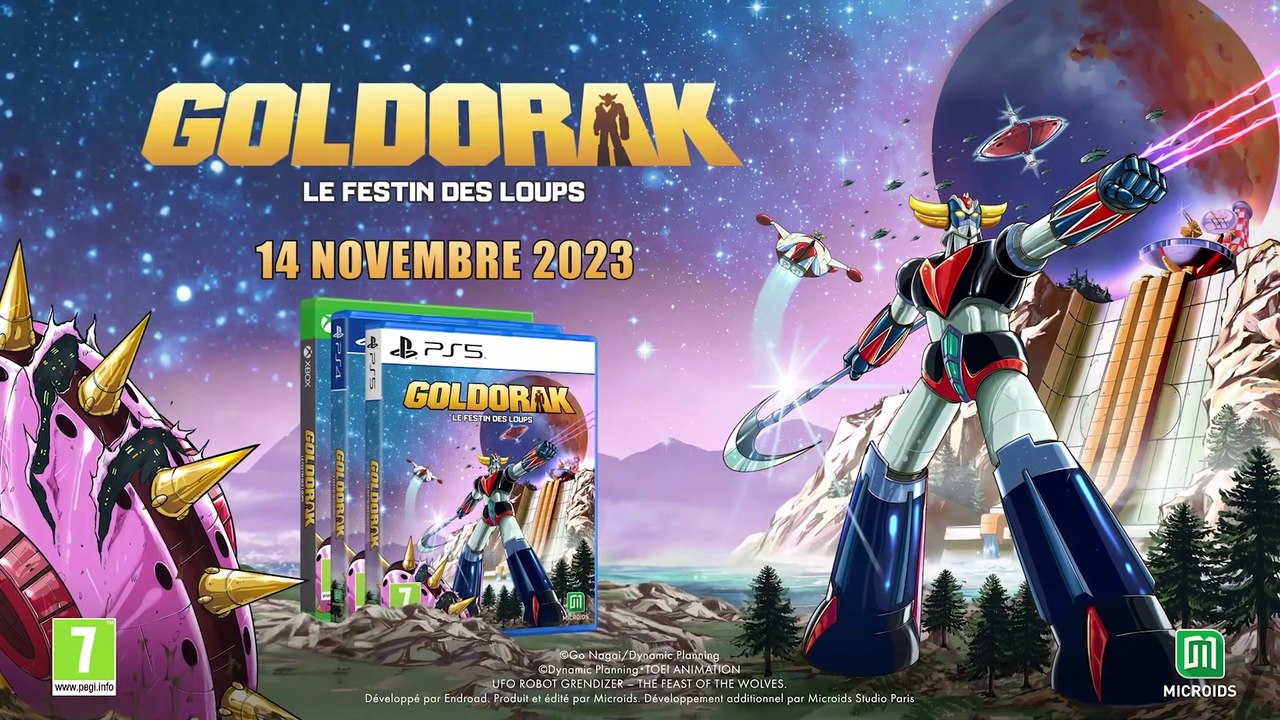 Goldorak : Le Festin des Loups - Extrait de gameplay (beat'em up)
