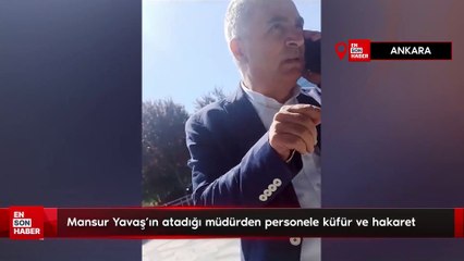 Mansur Yavaş'ın atadığı müdürden personele küfür ve hakaret